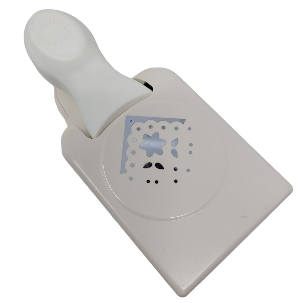 Martha Stewart Delicate Square Lace Flower Large Paper Crafting Punch